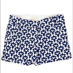 Crewcuts  by J.Crew Girls Chino shorts blue white size 4 style # 08957